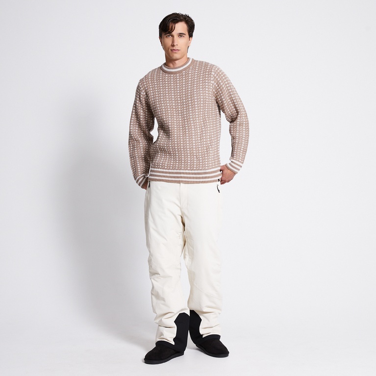 Uldtrøje "Trysil Wool Sweater" Taupe
